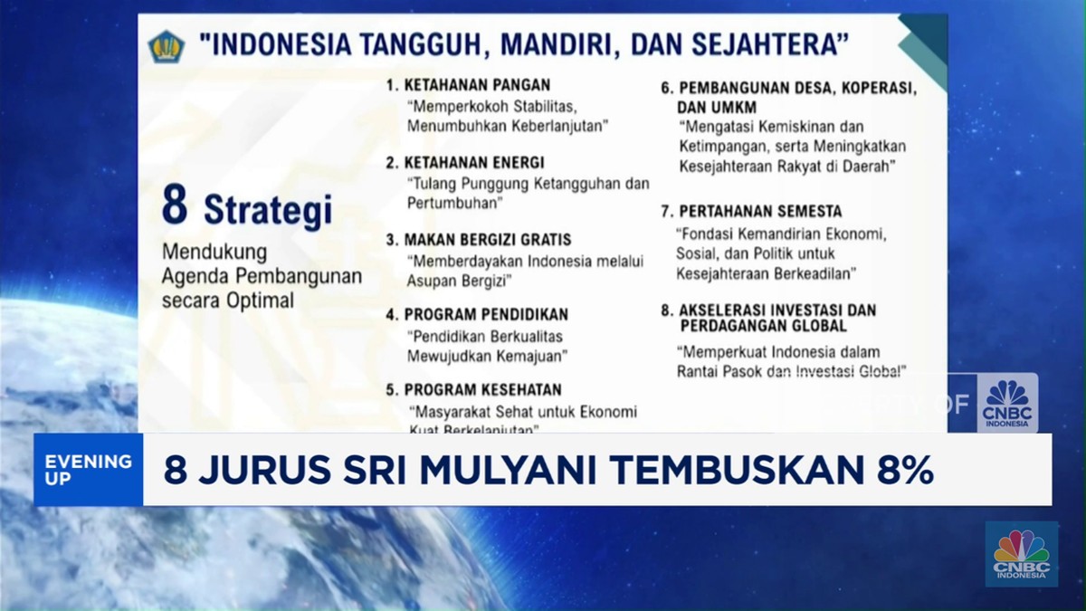 Video: 8 Jurus Sri Mulyani Tembuskan 8%!