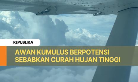 BMKG: Awan Kumulus Berpotensi Sebabkan Curah Hujan Tinggi