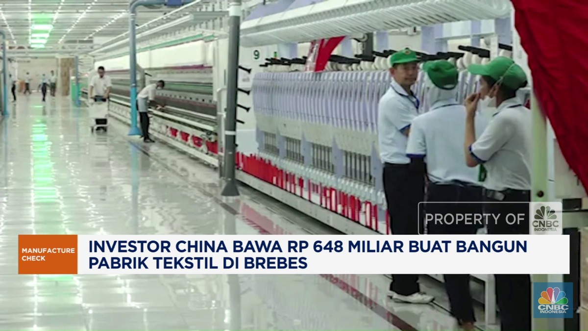 Video: China Investasi Rp648 M Bangun Pabrik Tekstil di Brebes