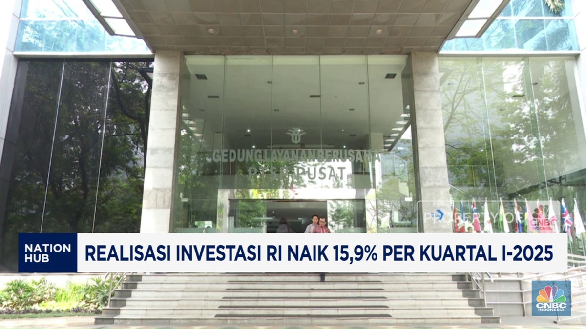 Video: Realisasi Investasi RI Naik 15,9% Per Kuartal I-2025