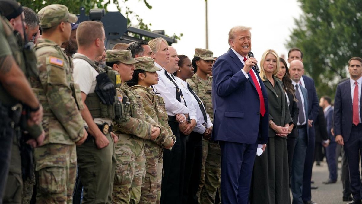 Potret Trump Kepung Washington! Polisi Diambil Alih-Pasukan Dikerahkan