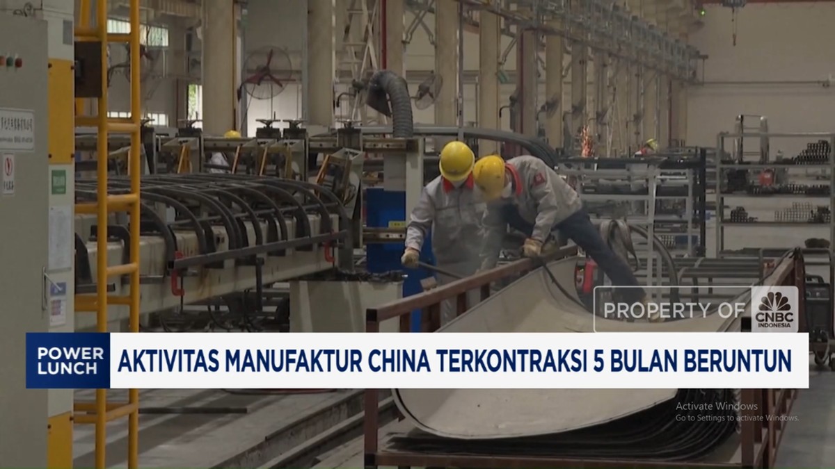 Video: Aktivitas Manufaktur China Terkontraksi 5 Bulan Beruntun